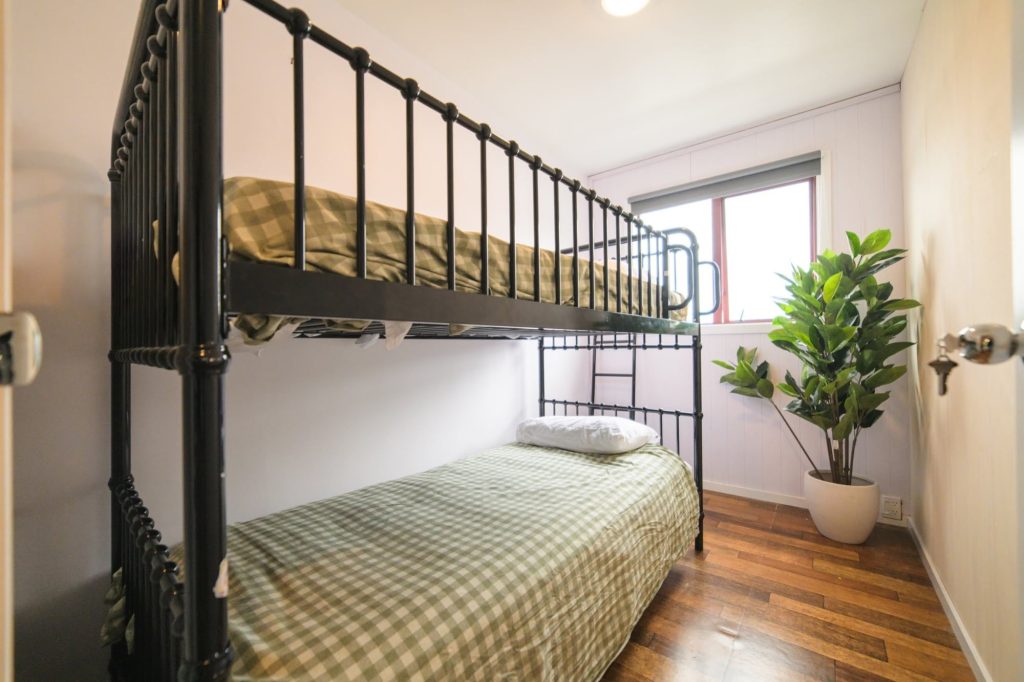 Second bedroom with bunks